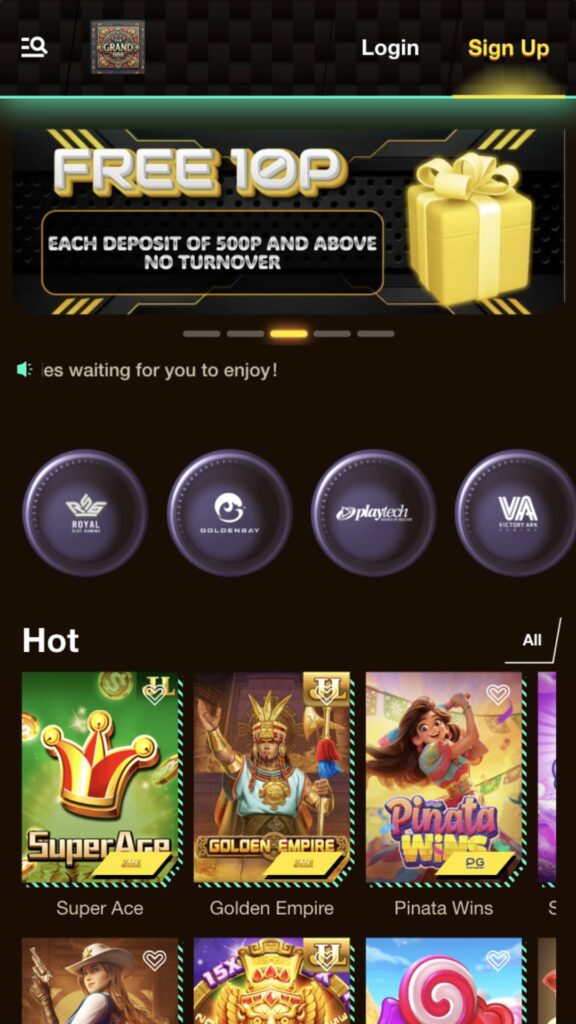 THEGRAND88 / THEGRAND888 Casino App - Lobby